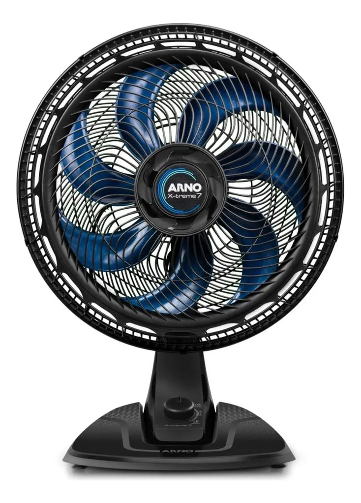 Arno X-treme 7 VE70 ventilador de mesa 40cm no modo potência extrema refrescando o quarto_1